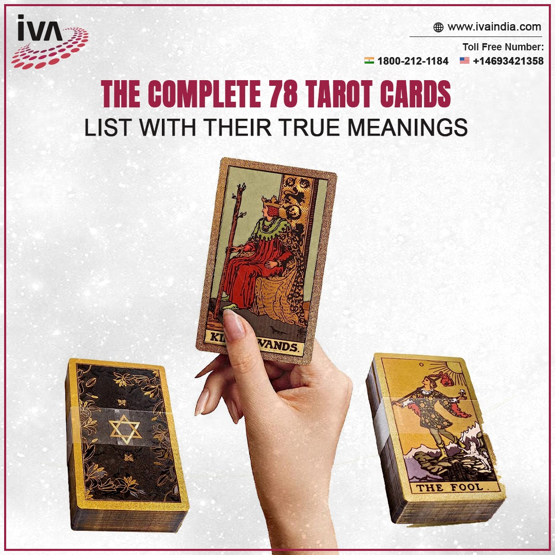 The Complete 78 Tarot Cards List with their True Meanings